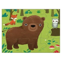 Mudpuppy 4 Puzzels Dieren Van De Wereld 4-6-9-12St