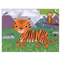 Mudpuppy 4 Puzzels Dieren Van De Wereld 4-6-9-12St