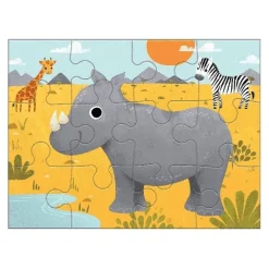 Mudpuppy 4 Puzzels Dieren Van De Wereld 4-6-9-12St