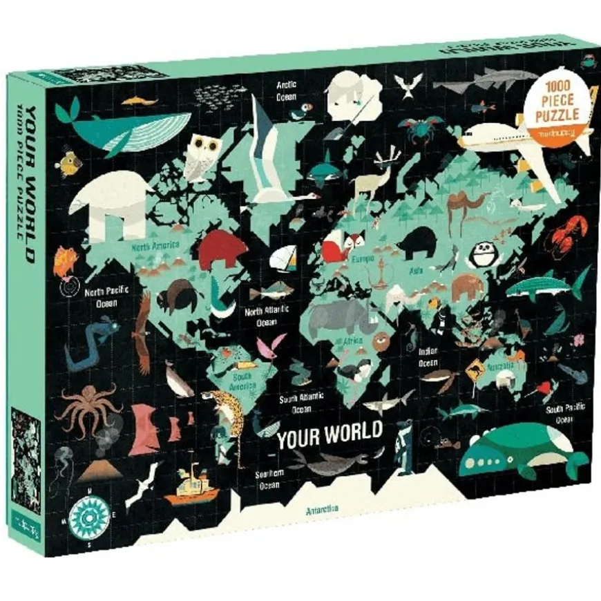 Mudpuppy Puzzel Your World 1000 Stukjes