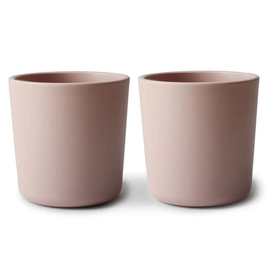 Mushie Drinkbekers Set Van 2 - Blush
