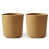 Mushie Drinkbekers Set Van 2 - Mustard