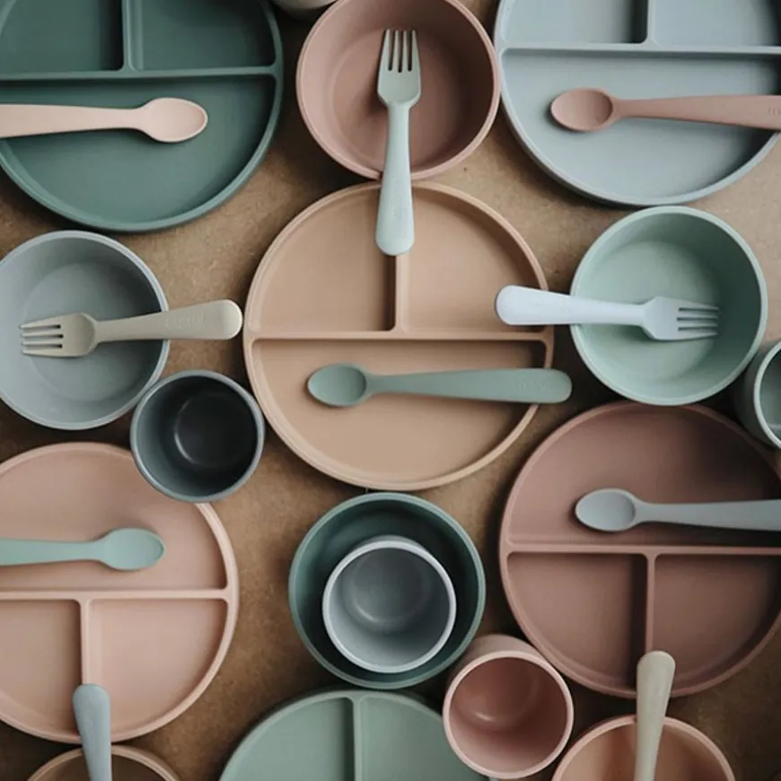 Mushie Drinkbekers Set Van 2 - Mustard