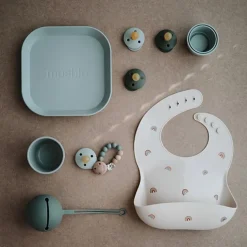 Mushie Drinkbekers Set Van 2 - Sage