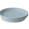 Mushie Ronde Borden Set Van 2 - Powder Blue