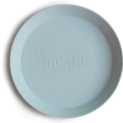 Mushie Ronde Borden Set Van 2 - Powder Blue