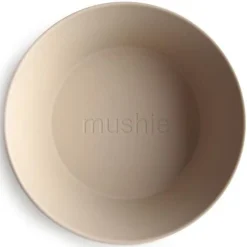 Mushie Ronde Kommen Set Van 2 - Vanilla