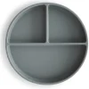 Mushie Siliconen Bord Met Zuignap Stone