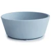 Mushie Siliconen Kom Met Zuignap Powder Blue