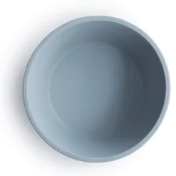 Mushie Siliconen Kom Met Zuignap Powder Blue