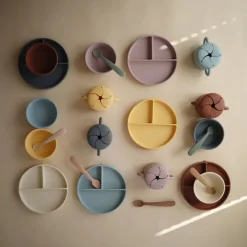 Mushie Siliconen Kom Met Zuignap Daffodil