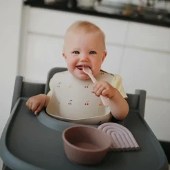 Mushie Siliconen Kom Met Zuignap Soft Lilac
