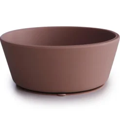 Mushie Siliconen Kom Met Zuignap Cloudy Mauve