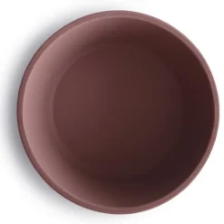 Mushie Siliconen Kom Met Zuignap Cloudy Mauve