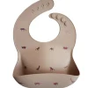 Mushie Silicone Slabbetje Brown Safari