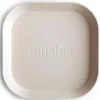 Mushie Vierkante Borden Set Van 2 - Ivory