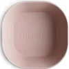 Mushie Vierkante Kommen Set Van 2 - Blush