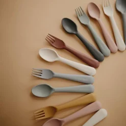 Mushie Vork En Lepel - Blush