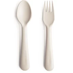 Mushie Vork En Lepel - Ivory