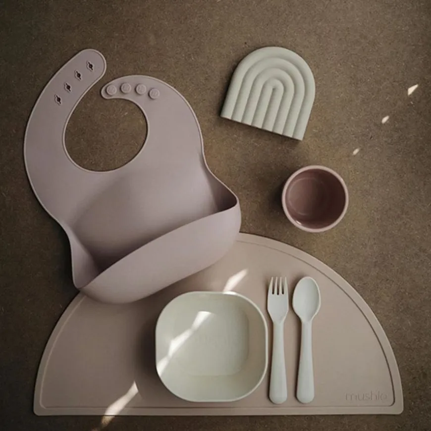 Mushie Vork En Lepel - Ivory