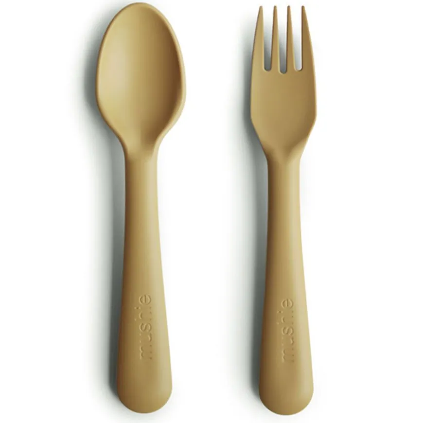Mushie Vork En Lepel - Mustard