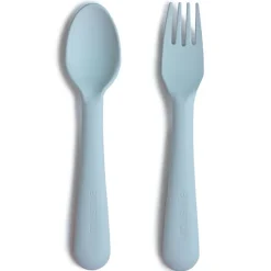 Mushie Vork En Lepel - Powder Blue