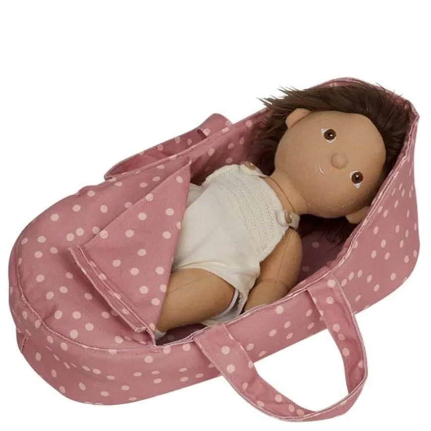 Olli Ella Dinkum Dolls Poppen Draagmand Polka Dot