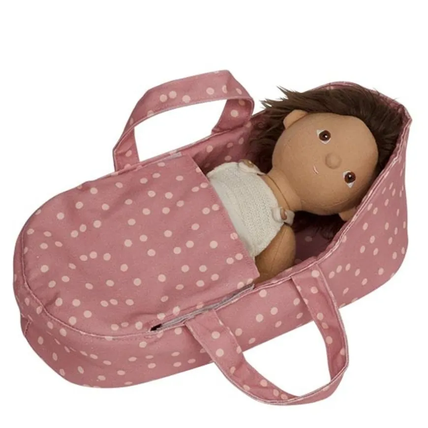 Olli Ella Dinkum Dolls Poppen Draagmand Polka Dot