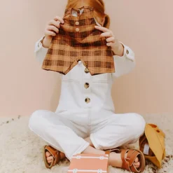 Olli Ella Dinkum Doll Travel Togs Reiskoffer Apricot