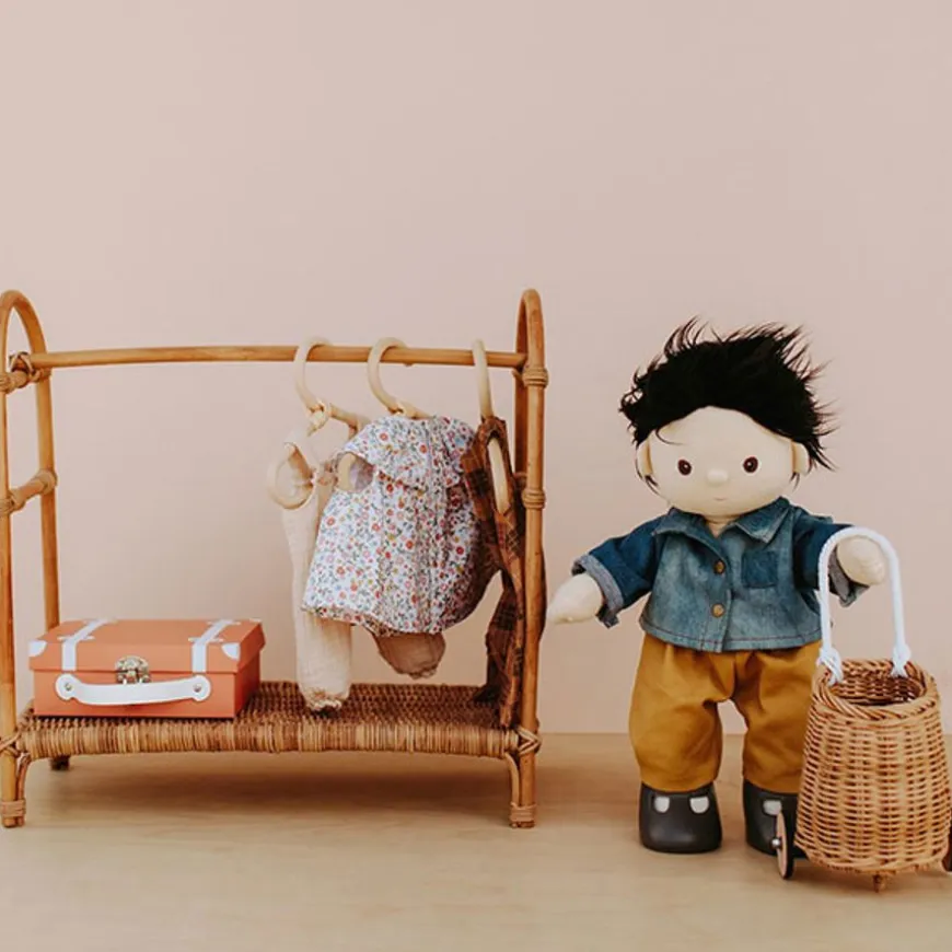 Olli Ella Dinkum Doll Travel Togs Reiskoffer Sage