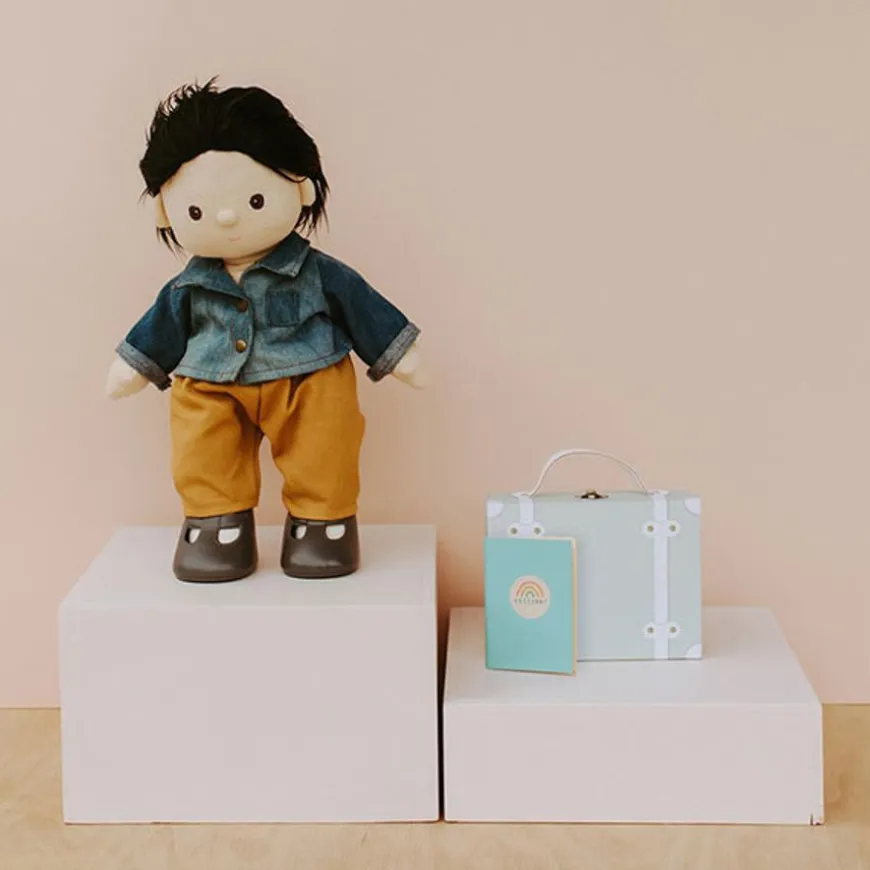 Olli Ella Dinkum Doll Travel Togs Reiskoffer Sage