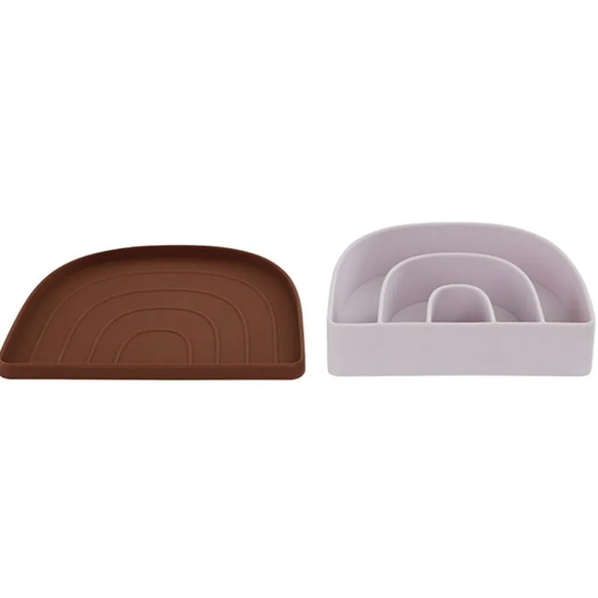 Oyoy Rainbow Bord En Kom Caramel / Lavender