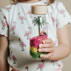 Petit Boum Sensorische Fles - Flamingo
