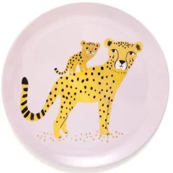 Petit Monkey - Melamine Bord - Luipaard - Orchid