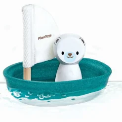 Plan Toys Badspeelgoed Zeilboot Ijsbeer +1Jr
