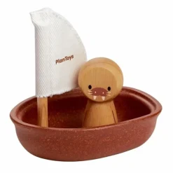 Plan Toys - Badspeelgoed - Zeilboot Walrus +1Jr