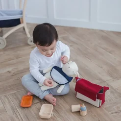 Plan Toys Poppen Eetset +3Jr