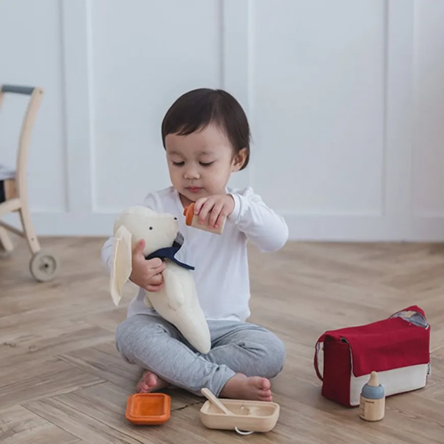 Plan Toys Poppen Eetset +3Jr