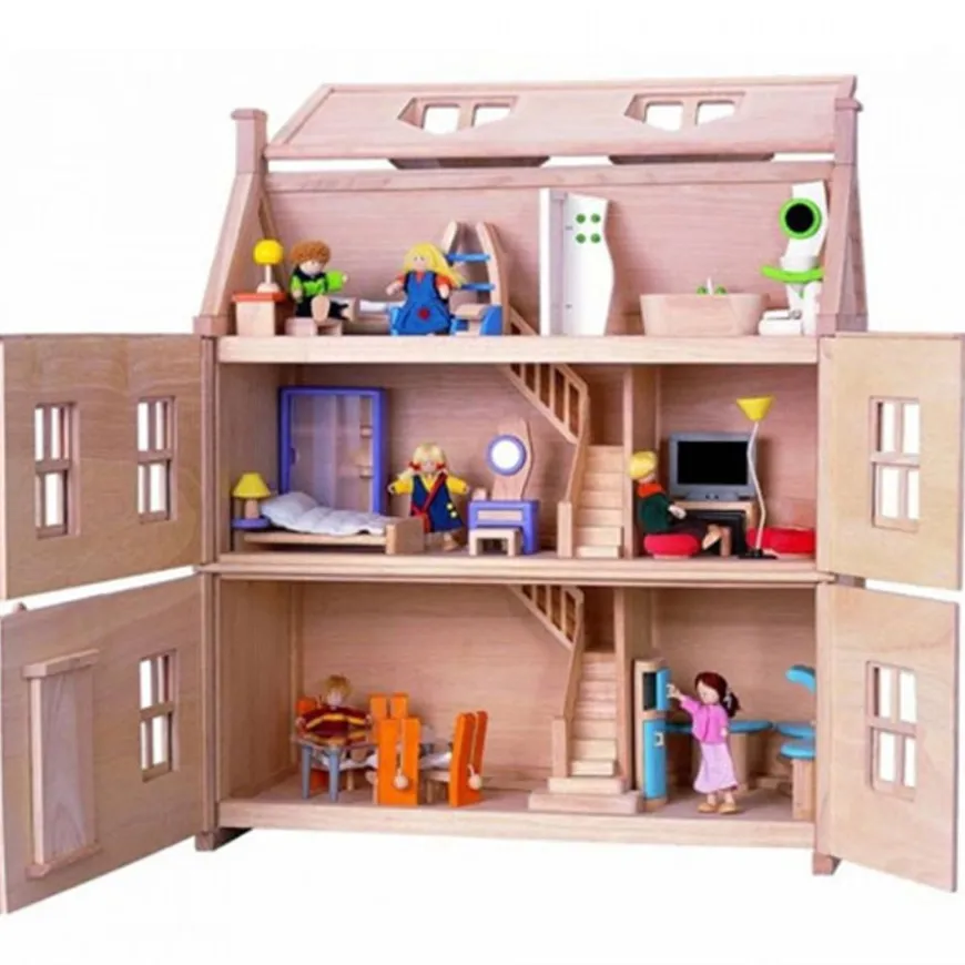 Plan Toys Victoriaans Poppenhuis