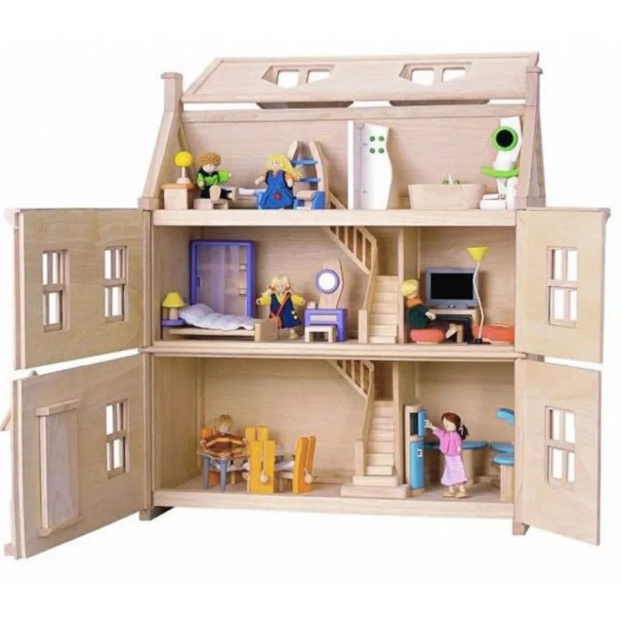 Plan Toys Victoriaans Poppenhuis