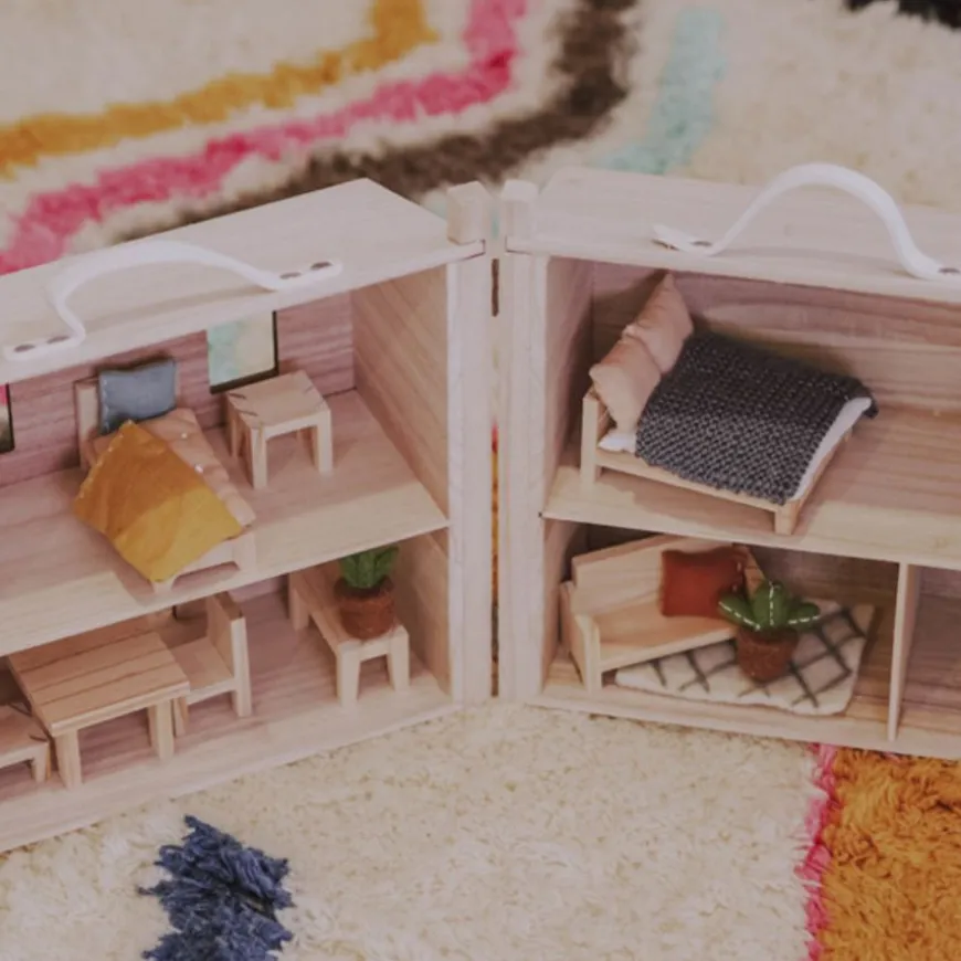 Poppenhuis Slaapkamer Eenpersoonsbed - Olli Ella