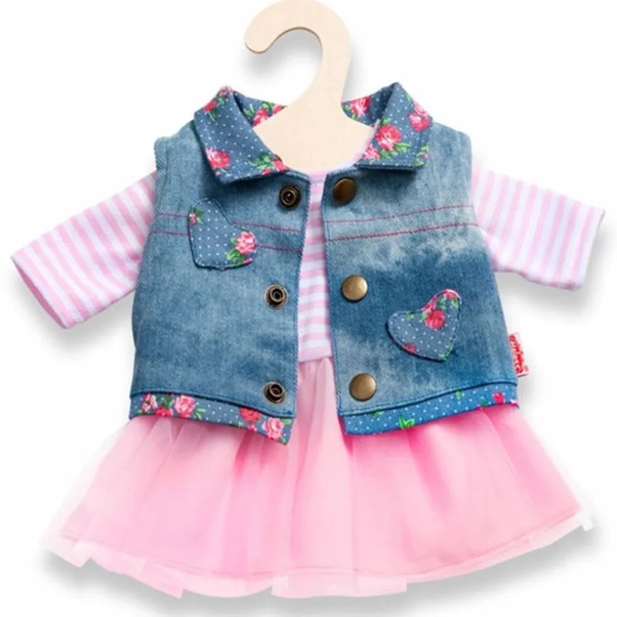 Poppenjurk Met Jeansjas - Heless