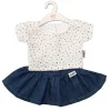 Poppenkleertjes Shirt En Rok Jeans Sweet Dots - Hollie
