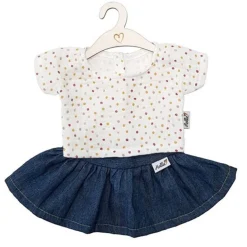 Poppenkleertjes Shirt En Rok Jeans Sweet Dots - Hollie