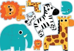 Primo Puzzel In De Jungle - 4 Legpuzzels Djeco