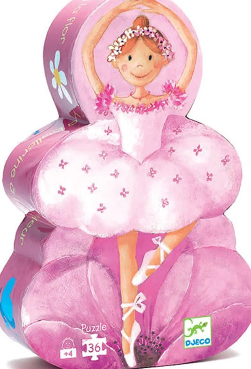 Puzzel Ballerina - Djeco - 36 Stukjes - 4 Jaar