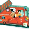 Puzzel Brandweerwagen - Djeco - 16 Stukjes - 3 Jaar
