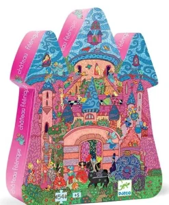Puzzel Feeen Kasteel - Djeco - 54 Stukjes - 5 Jaar
