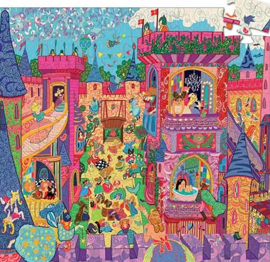 Puzzel Feeen Kasteel - Djeco - 54 Stukjes - 5 Jaar