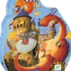 Puzzel Vaillant En De Draken - Djeco - 54 Stukjes - 5 Jaar